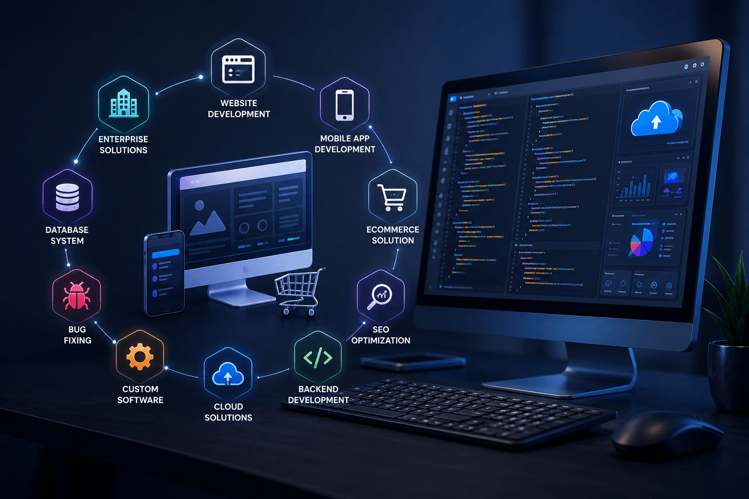 JhaTech Solution Website Development